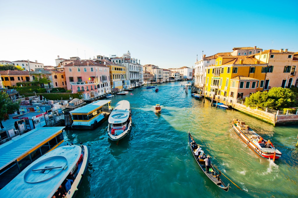 Grand Canal, Venice, Italy jigsaw puzzle in Street View puzzles on TheJigsawPuzzles.com