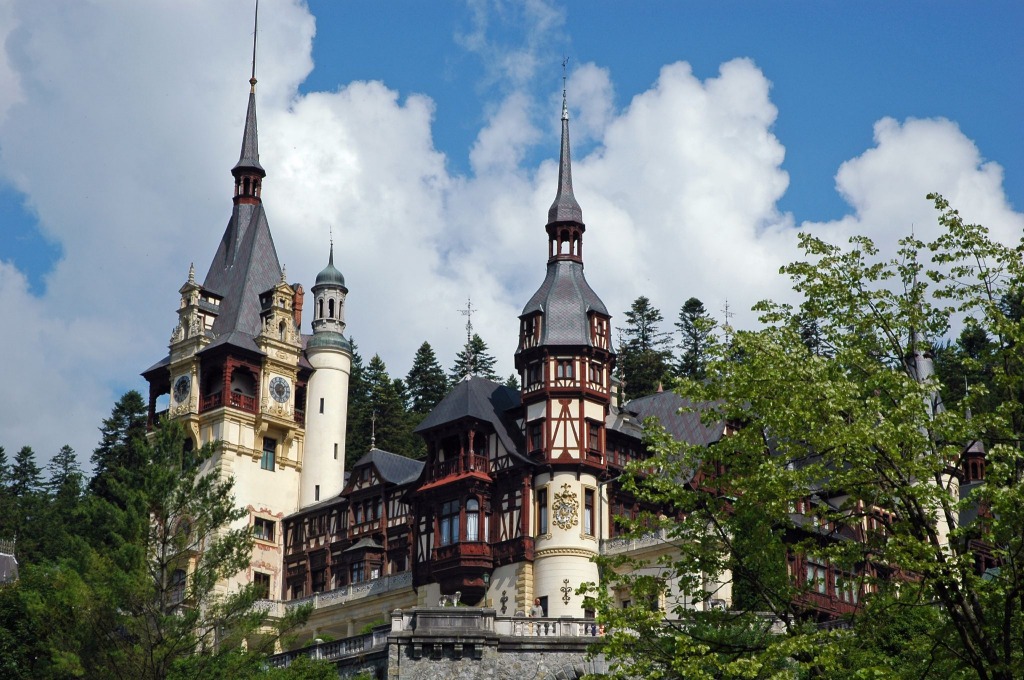 Peleș Castle, Romania jigsaw puzzle in Castles puzzles on TheJigsawPuzzles.com