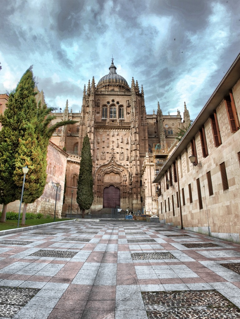 Catedral de Salamanca jigsaw puzzle in Street View puzzles on TheJigsawPuzzles.com