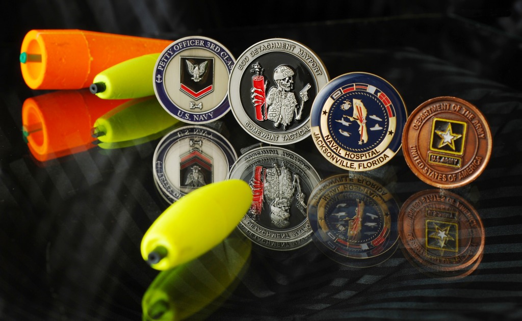 Army and Navy Coins jigsaw puzzle in Macro puzzles on TheJigsawPuzzles.com