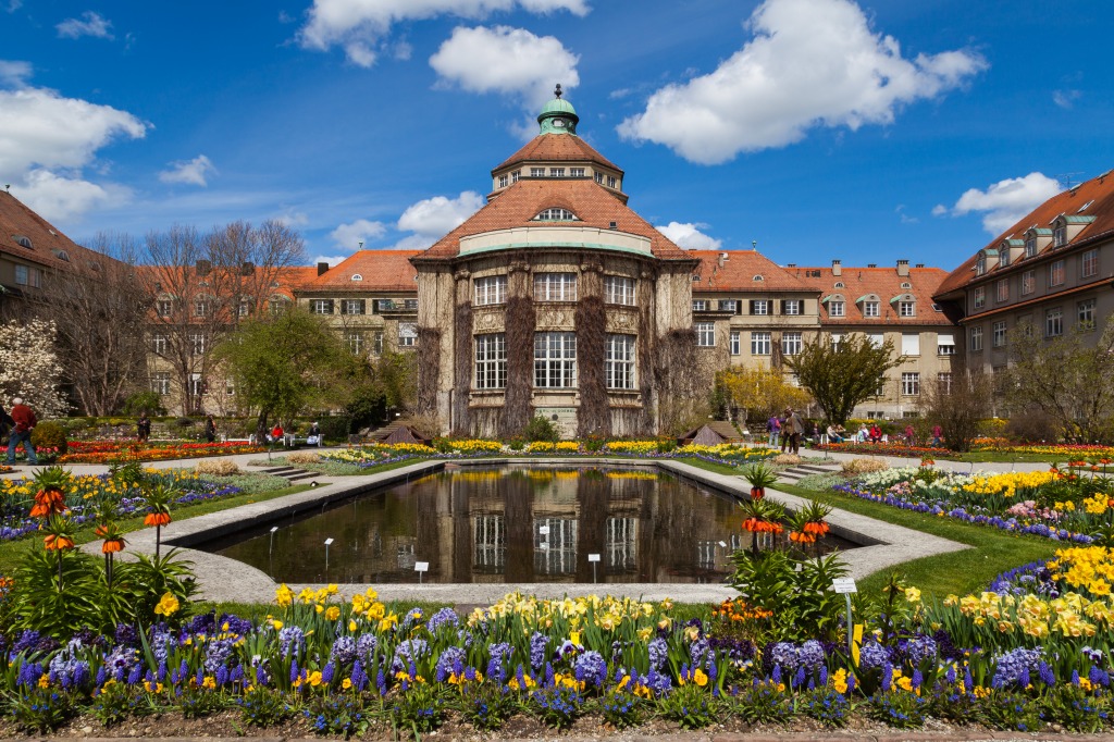 Botanic Garden, Munich, Germany jigsaw puzzle in Puzzle of the Day puzzles on TheJigsawPuzzles.com