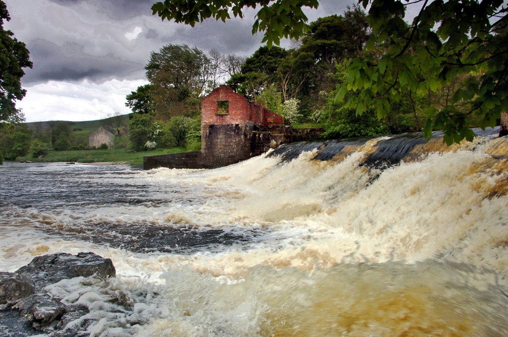 Grassington Abandoned Mill jigsaw puzzle in Waterfalls puzzles on TheJigsawPuzzles.com