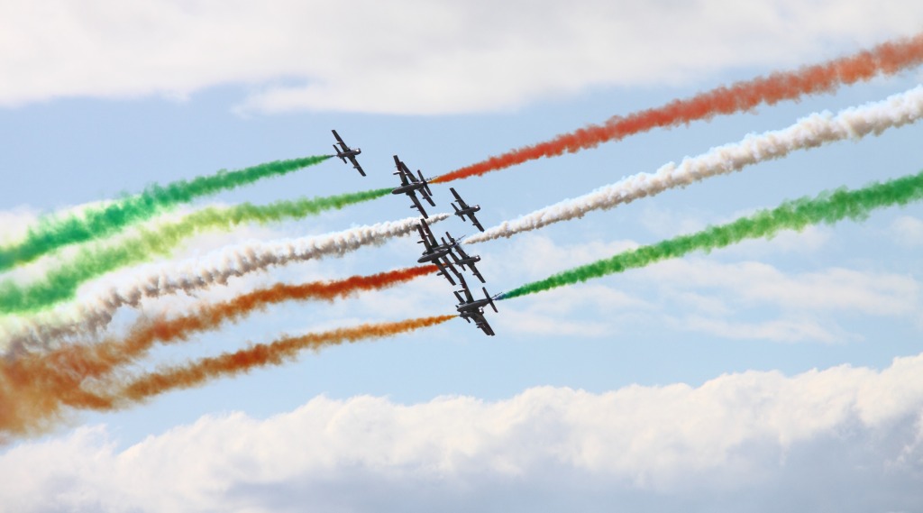 Frecce Tricolori Italian Demonstration Team jigsaw puzzle in Aviation puzzles on TheJigsawPuzzles.com