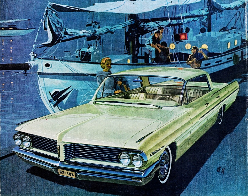 1962 Pontiac Catalina Vista jigsaw puzzle in Cars & Bikes puzzles on TheJigsawPuzzles.com