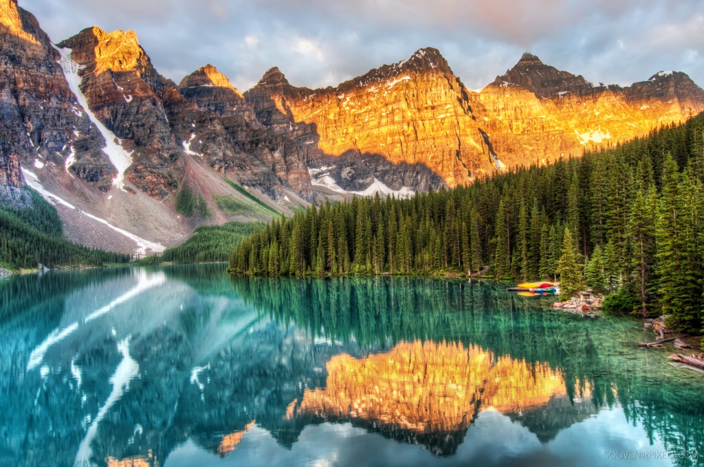 Moraine Lake, Banff National Park jigsaw puzzle in Great Sightings puzzles on TheJigsawPuzzles.com