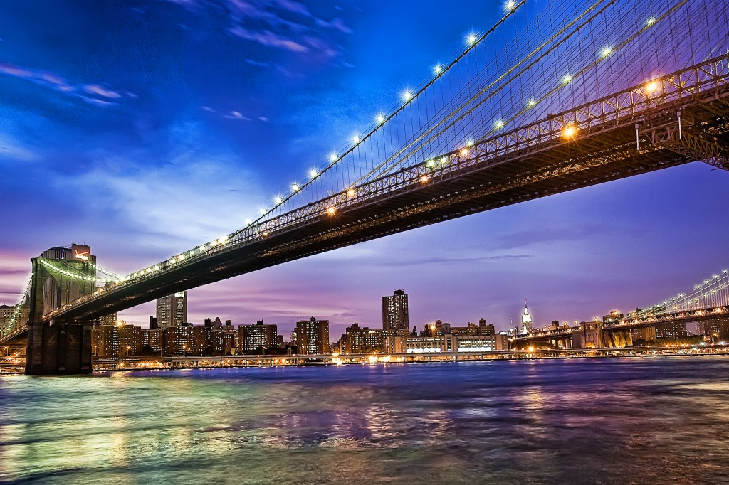 Brooklyn Bridge, NYC jigsaw puzzle in Bridges puzzles on TheJigsawPuzzles.com