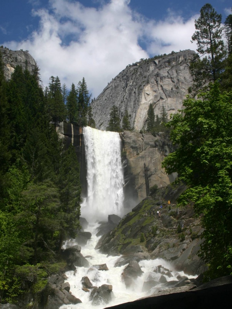 Vernal Falls, Yosemite NP jigsaw puzzle in Waterfalls puzzles on TheJigsawPuzzles.com