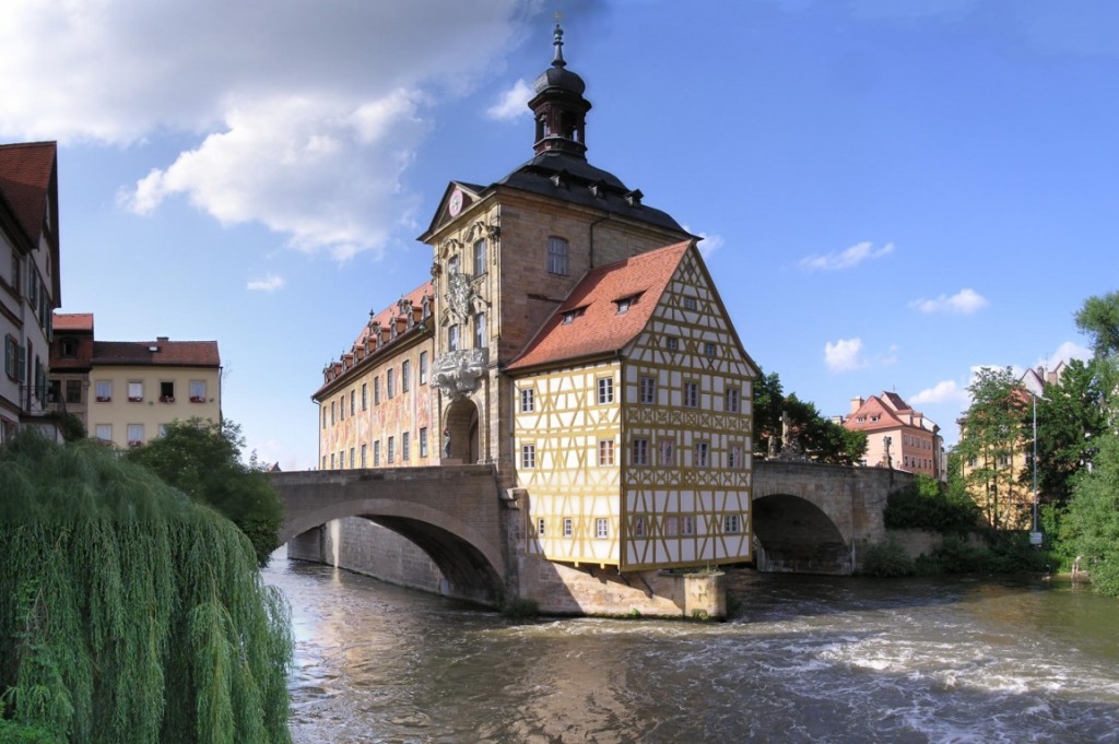 Bamberg Altes Rathaus, Germany jigsaw puzzle in Bridges puzzles on TheJigsawPuzzles.com