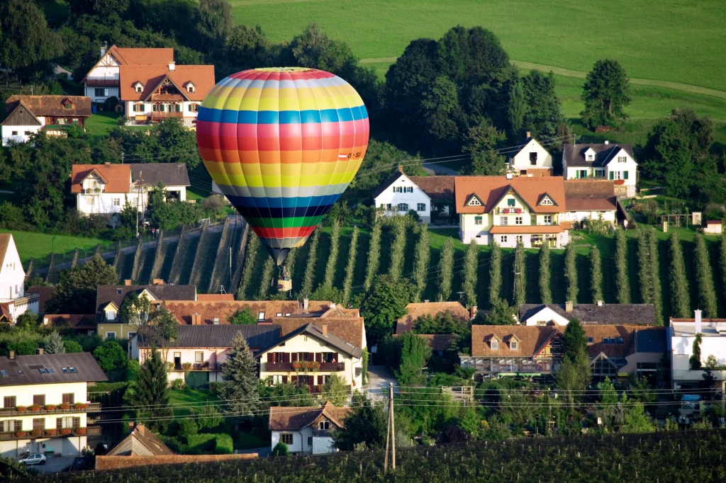 Hot Air Balloon Festival, Austria jigsaw puzzle in Street View puzzles on TheJigsawPuzzles.com
