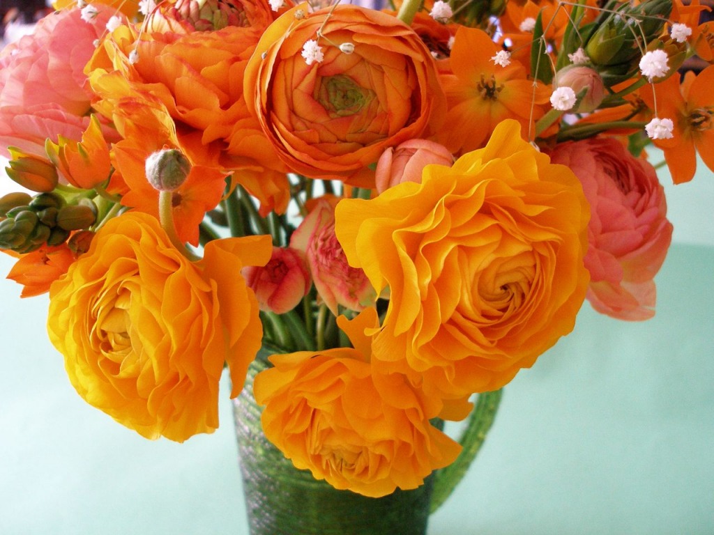 Ranunculus Arrangement jigsaw puzzle in Flowers puzzles on TheJigsawPuzzles.com