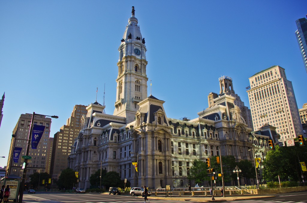 Philadelphia City Hall jigsaw puzzle in Street View puzzles on TheJigsawPuzzles.com