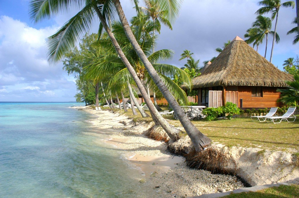 Kia Ora Resort, French Polynesia jigsaw puzzle in Puzzle of the Day puzzles on TheJigsawPuzzles.com