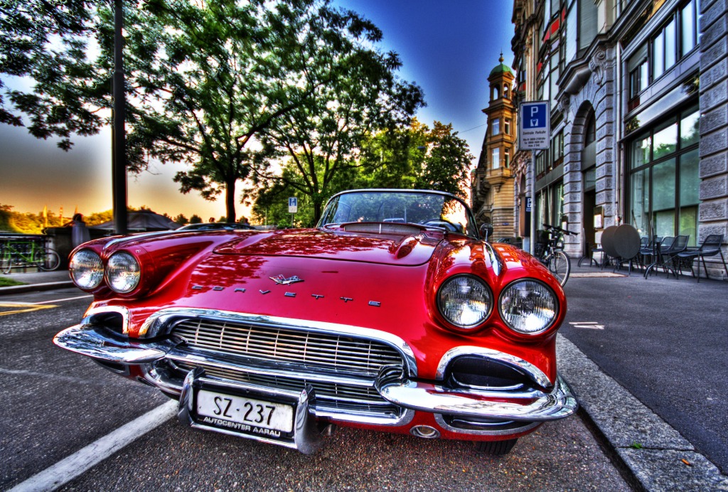 Little Red Corvette jigsaw puzzle in Puzzle of the Day puzzles on TheJigsawPuzzles.com