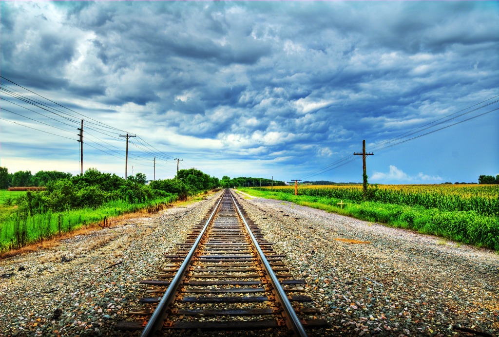 Railroad Crossing, Lawrence, Kansas jigsaw puzzle in Great Sightings puzzles on TheJigsawPuzzles.com