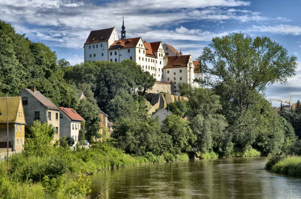 Colditz Castle near Leipzig, Germany jigsaw puzzle in Castles puzzles on TheJigsawPuzzles.com