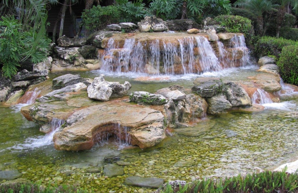 Waterfall, Orlando, Florida jigsaw puzzle in Waterfalls puzzles on TheJigsawPuzzles.com