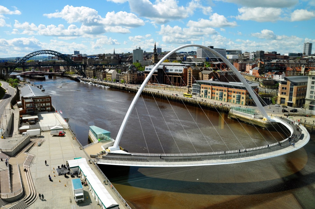 Newcastle upon Tyne, England jigsaw puzzle in Bridges puzzles on TheJigsawPuzzles.com