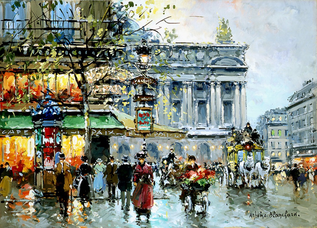 Café de la Paix Opera jigsaw puzzle in Piece of Art puzzles on TheJigsawPuzzles.com