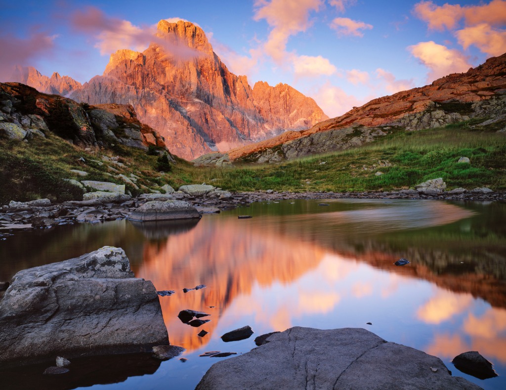 Cimon della Pala, Italian Alps jigsaw puzzle in Great Sightings puzzles on TheJigsawPuzzles.com