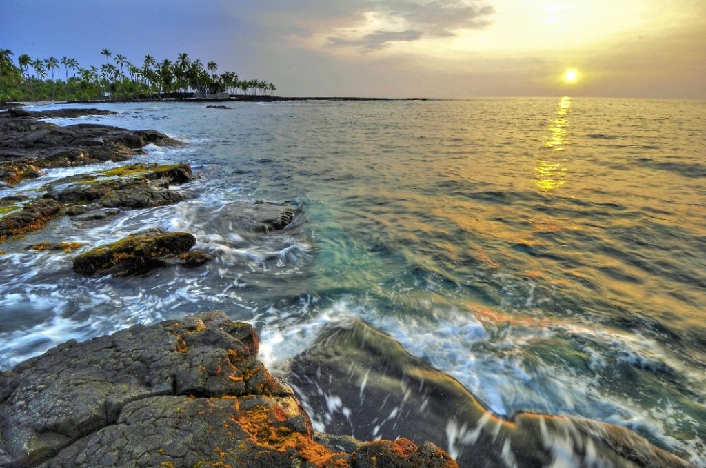 Pu'uhonua o Honaunau, Hawaii jigsaw puzzle in Great Sightings puzzles on TheJigsawPuzzles.com