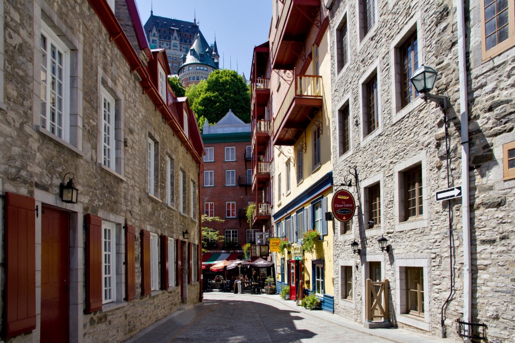 Old Town, Quebec City, Canada jigsaw puzzle in Street View puzzles on TheJigsawPuzzles.com