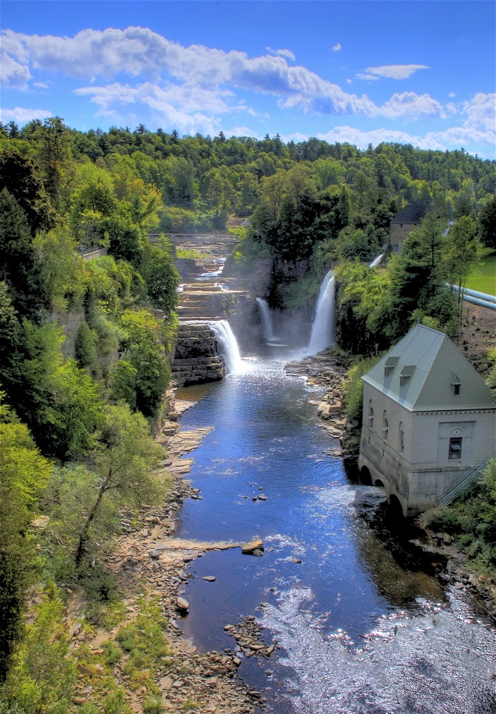 Lake Placid, New York jigsaw puzzle in Waterfalls puzzles on TheJigsawPuzzles.com