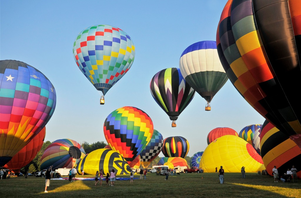 NJ Balloon Festival jigsaw puzzle in Aviation puzzles on TheJigsawPuzzles.com