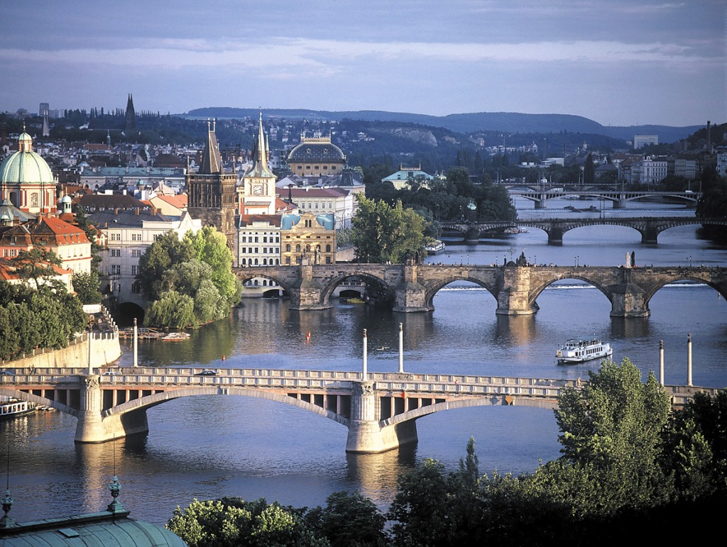 Prague Bridges jigsaw puzzle in Bridges puzzles on TheJigsawPuzzles.com