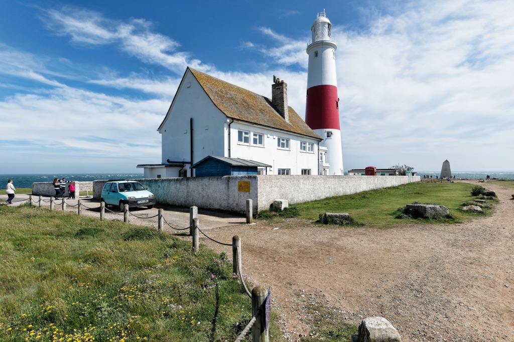 Portland Bill Lighthouse, Dorset, England jigsaw puzzle in Great Sightings puzzles on TheJigsawPuzzles.com