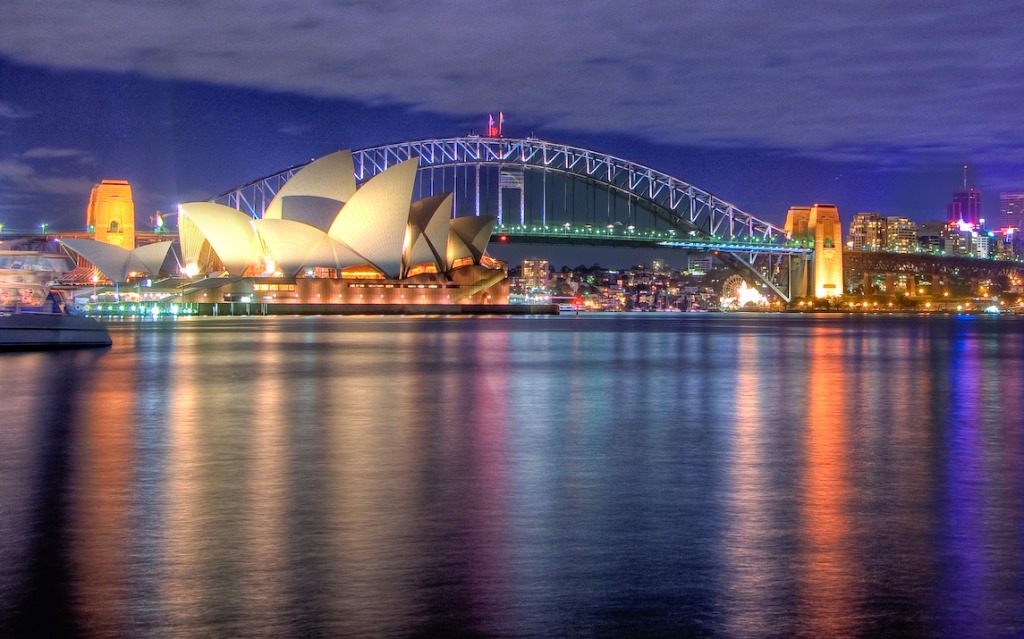 Sydney Opera House jigsaw puzzle in Bridges puzzles on TheJigsawPuzzles.com