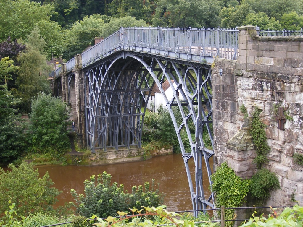 The Iron Bridge jigsaw puzzle in Bridges puzzles on TheJigsawPuzzles.com