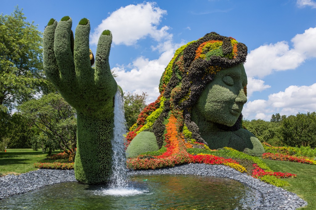 Montreal Botanical Garden jigsaw puzzle in Waterfalls puzzles on TheJigsawPuzzles.com