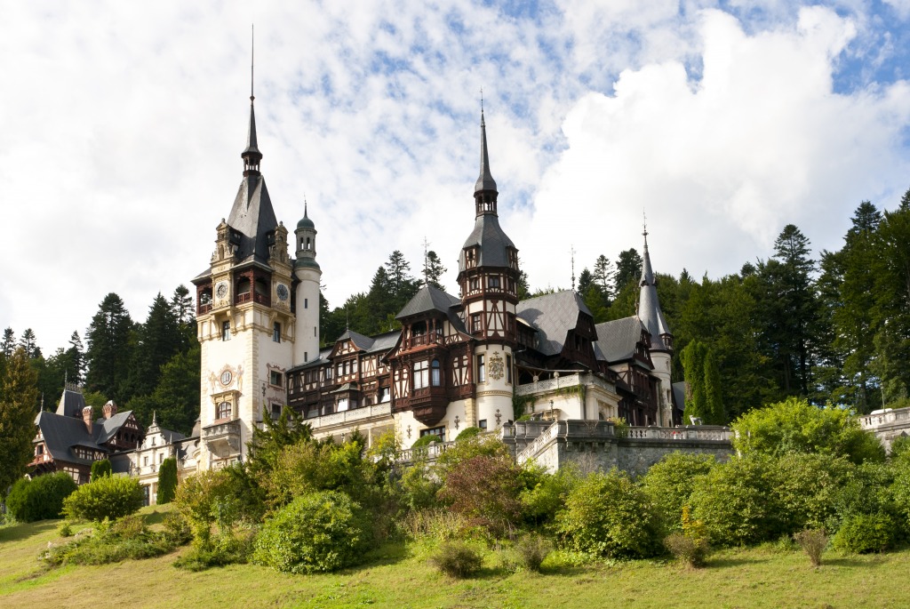 Peleș Castle, Romania jigsaw puzzle in Castles puzzles on TheJigsawPuzzles.com