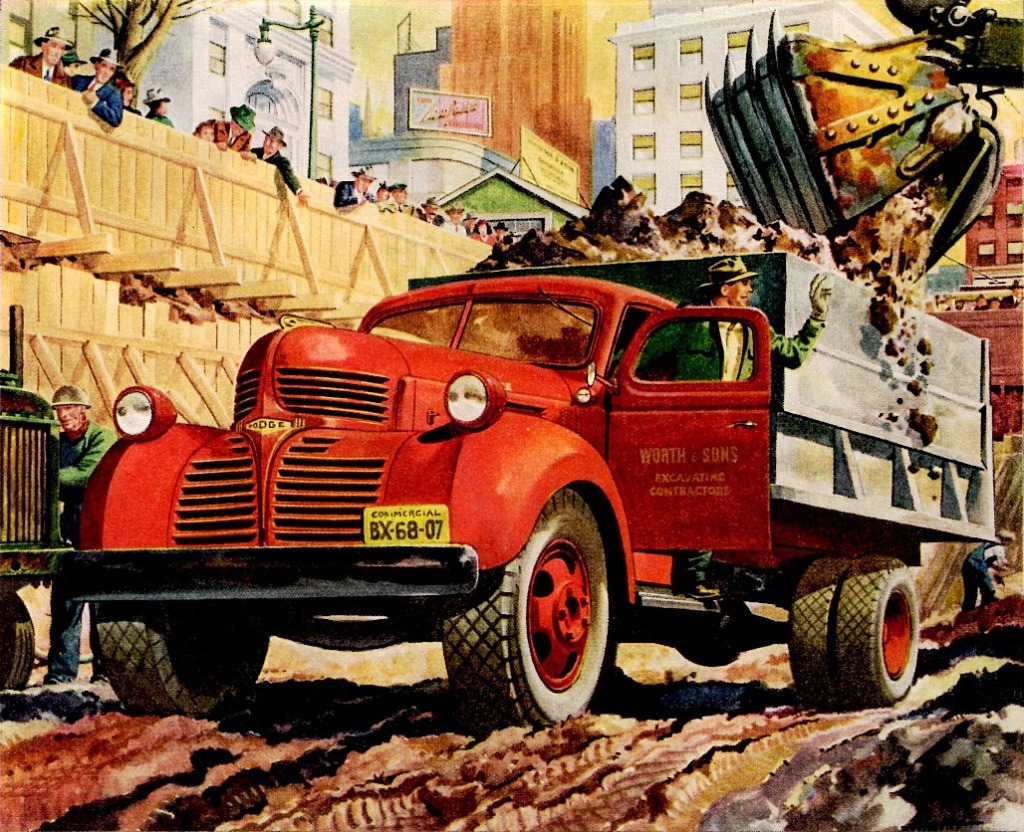 1946 Dodge Dump Truck jigsaw puzzle in Cars & Bikes puzzles on TheJigsawPuzzles.com