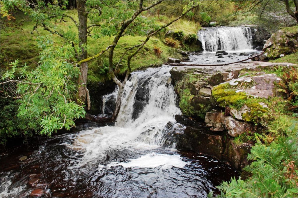 Small Waterfall in Talybont, Wales jigsaw puzzle in Waterfalls puzzles on TheJigsawPuzzles.com