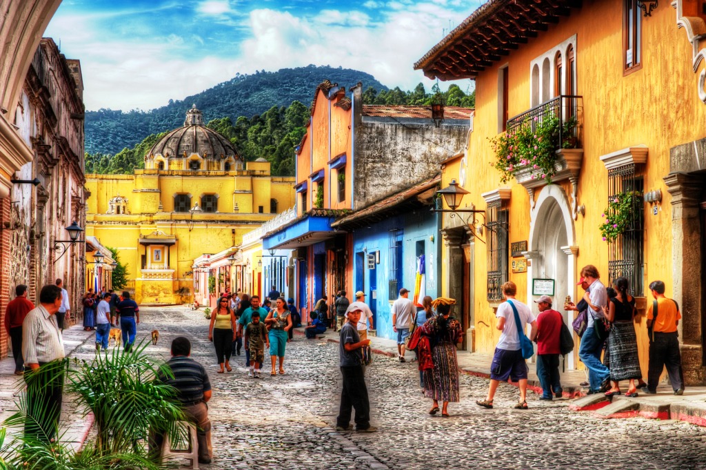 Antigua, Guatemala jigsaw puzzle in Street View puzzles on TheJigsawPuzzles.com