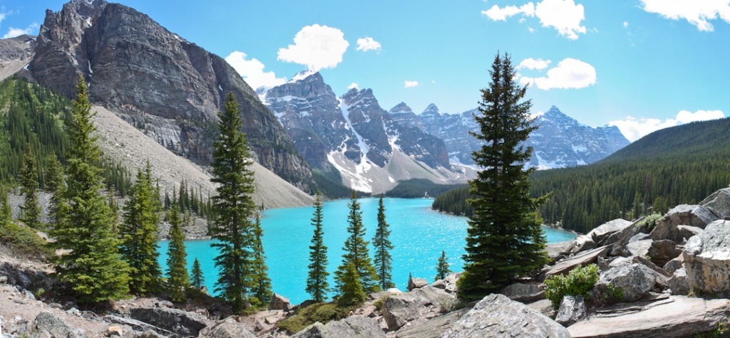 Moraine Lake jigsaw puzzle in Great Sightings puzzles on TheJigsawPuzzles.com