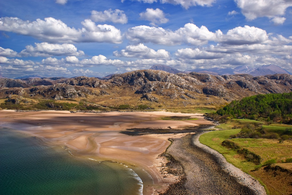 Gruinard Bay, Wester Ross, Scottish Highlands jigsaw puzzle in Great Sightings puzzles on TheJigsawPuzzles.com