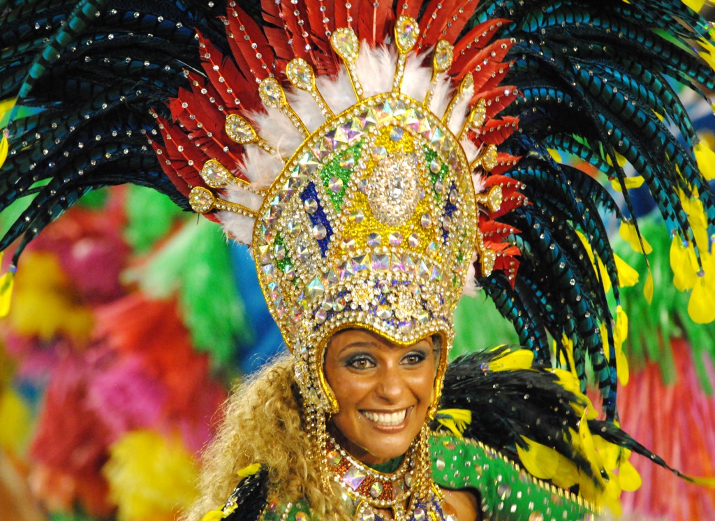 Carnival Parade in Rio de Janeiro jigsaw puzzle in People puzzles on TheJigsawPuzzles.com