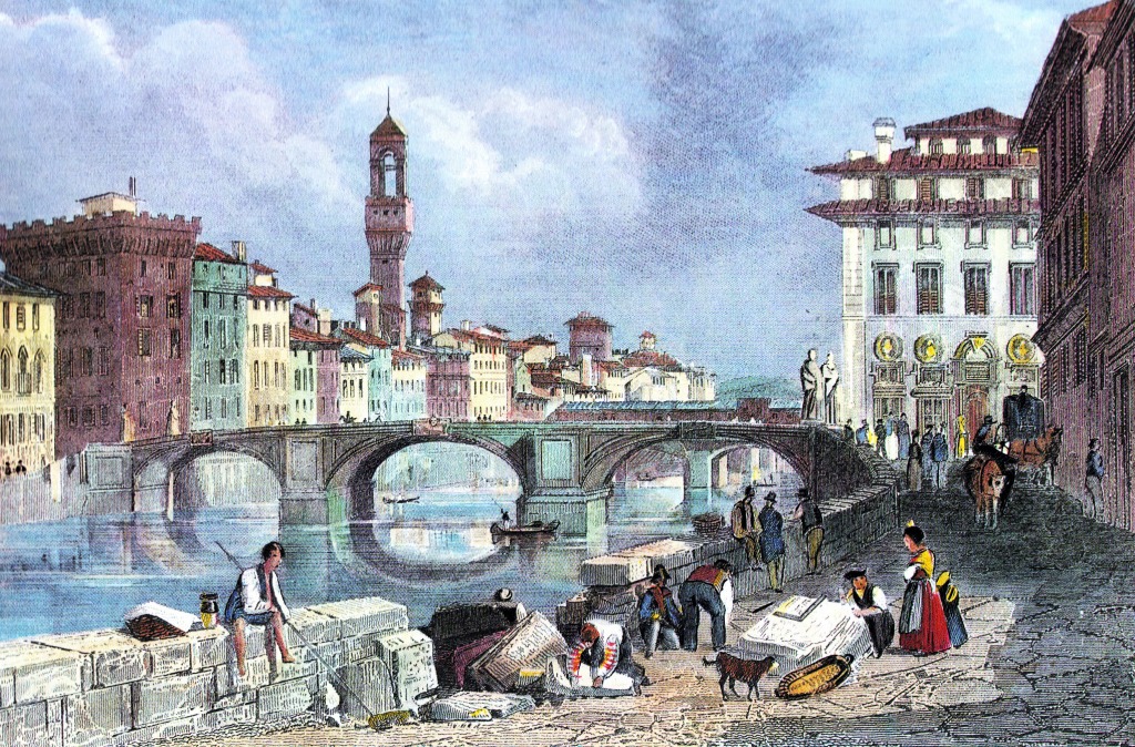 Ponte Santa Trinita of Florence, Italy jigsaw puzzle in Bridges puzzles on TheJigsawPuzzles.com