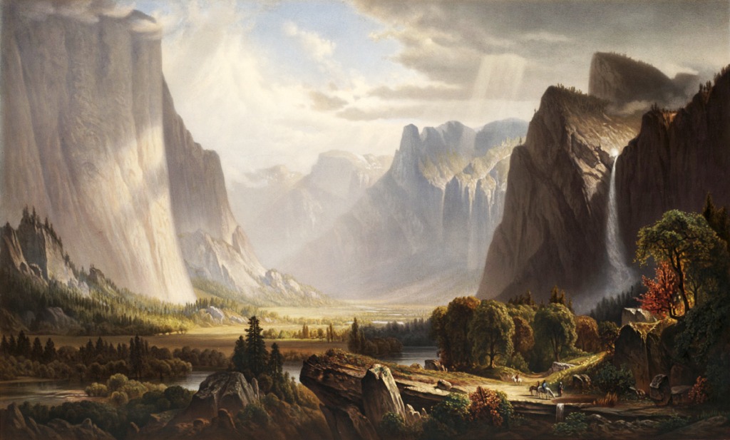 Yosemite Valley jigsaw puzzle in Waterfalls puzzles on TheJigsawPuzzles.com