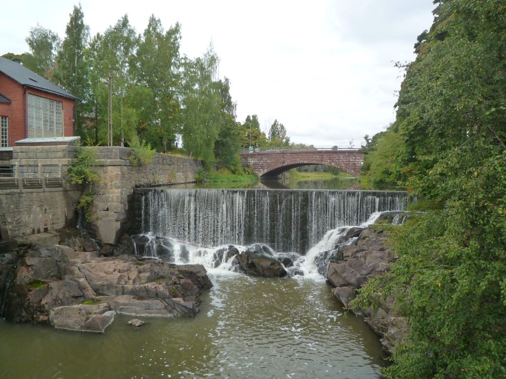 Vantaanjoki Waterfall, Helsinki, Finland jigsaw puzzle in Waterfalls puzzles on TheJigsawPuzzles.com