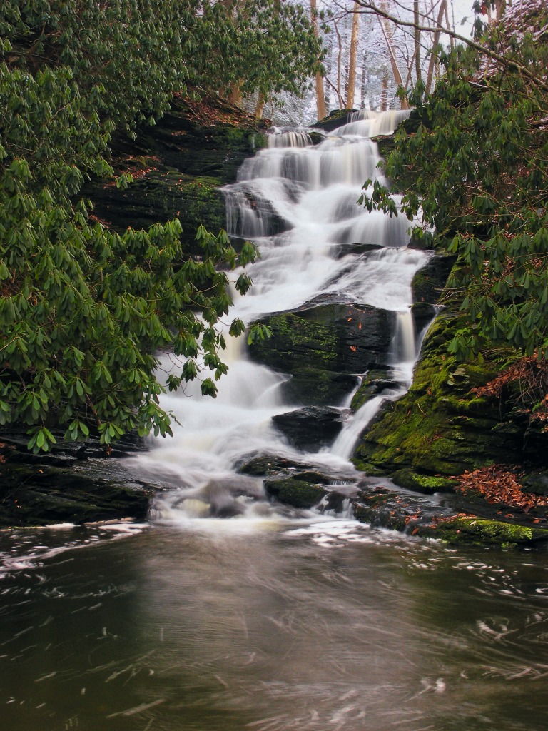 Slateford Falls jigsaw puzzle in Waterfalls puzzles on TheJigsawPuzzles.com