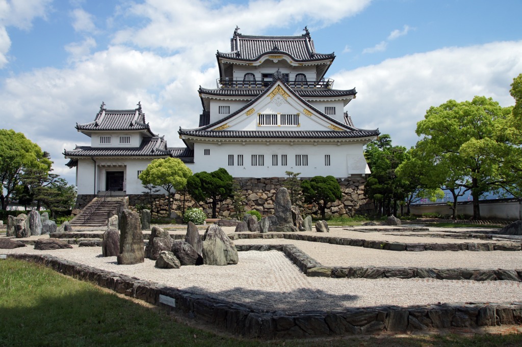 Kishiwada Castle, Osaka Prefecture, Japan jigsaw puzzle in Castles puzzles on TheJigsawPuzzles.com