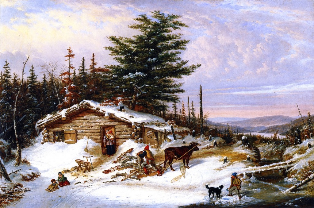 Settler's Log House jigsaw puzzle in Piece of Art puzzles on TheJigsawPuzzles.com