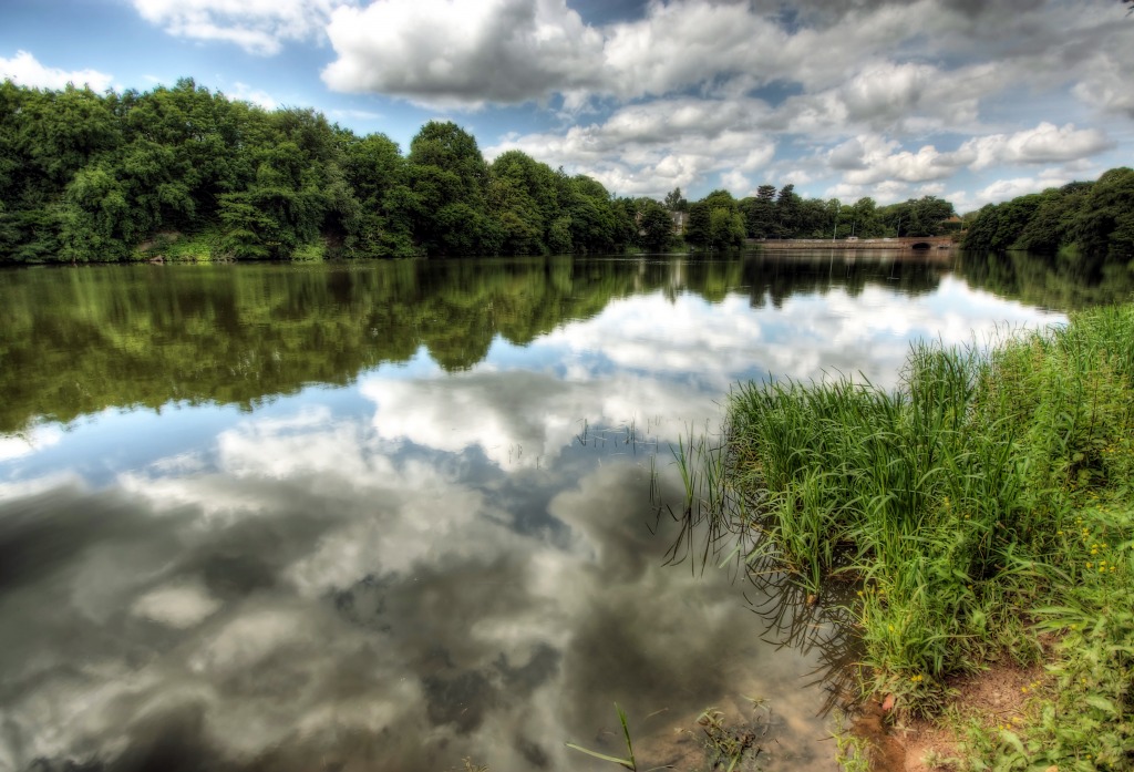 Lymm Dam jigsaw puzzle in Great Sightings puzzles on TheJigsawPuzzles.com