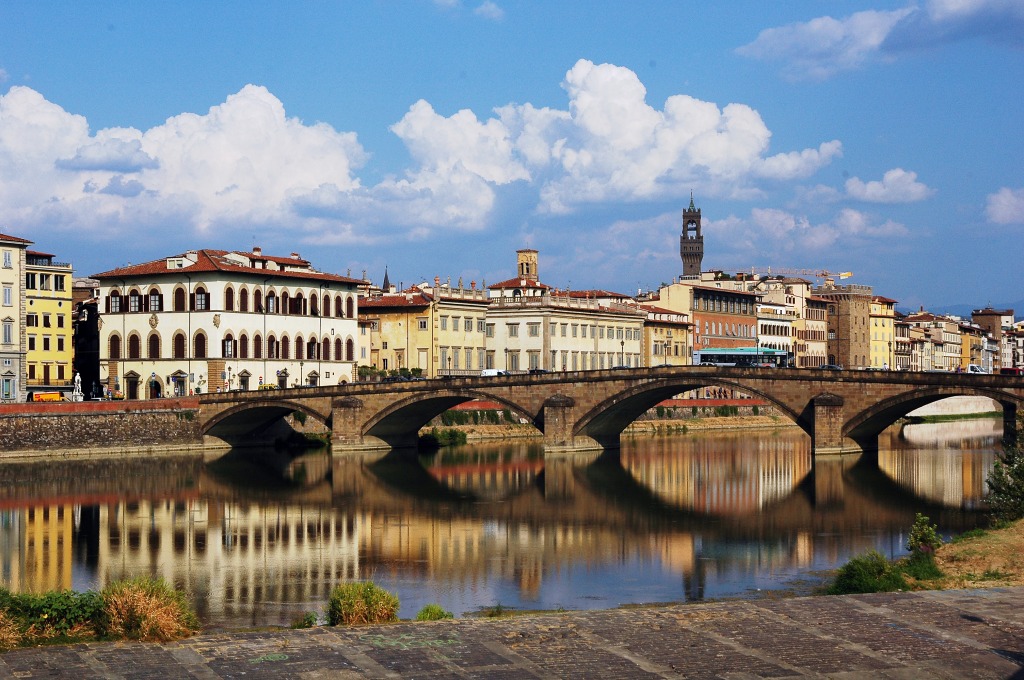 Ponte Santa Trinita, Florence, Italy jigsaw puzzle in Bridges puzzles on TheJigsawPuzzles.com