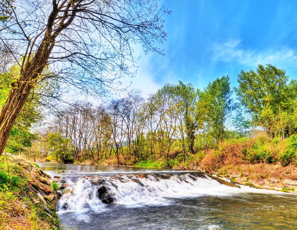 The Fecht River, Alsace, France jigsaw puzzle in Waterfalls puzzles on TheJigsawPuzzles.com