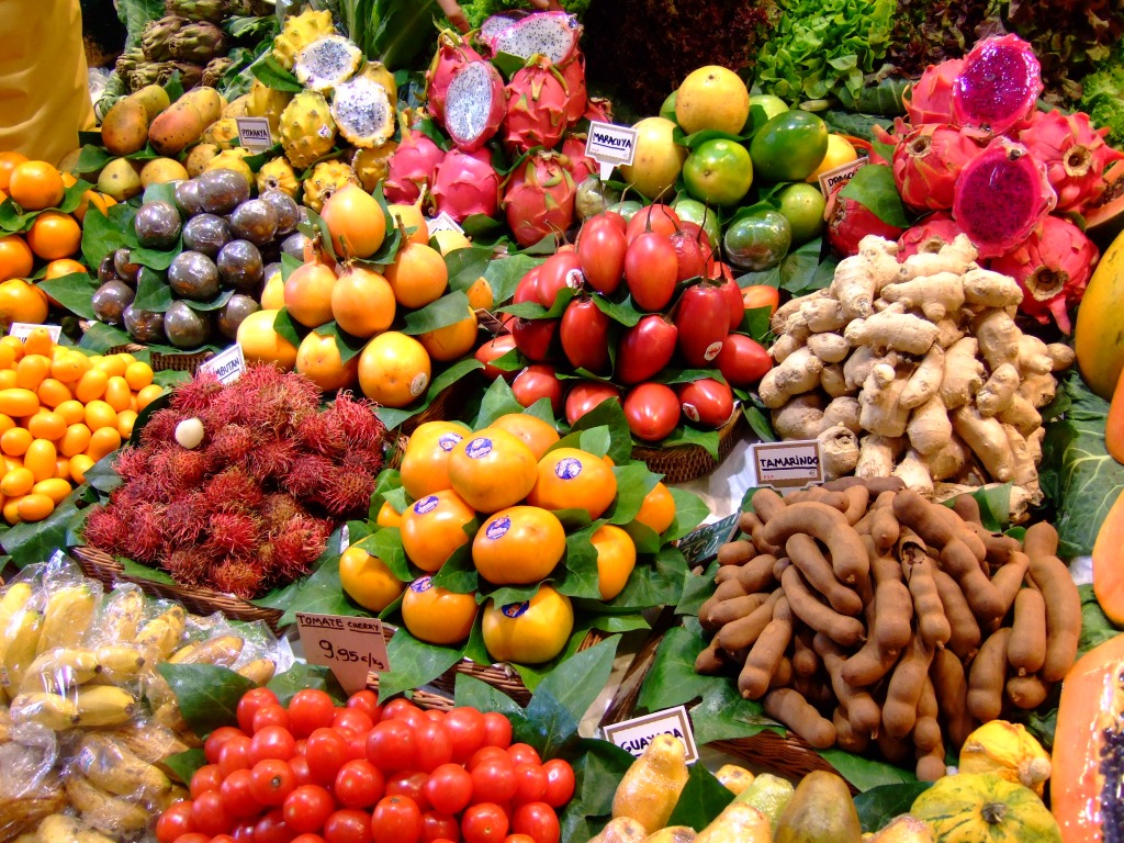 At the Fruit Market jigsaw puzzle in Fruits & Veggies puzzles on TheJigsawPuzzles.com