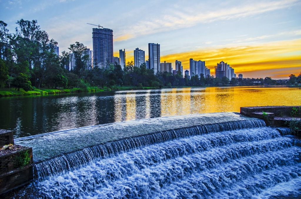 Little Waterfalls on Igapo Lake, Brazil jigsaw puzzle in Waterfalls puzzles on TheJigsawPuzzles.com